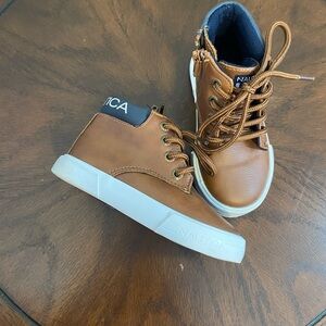 Nautica Kids Brown High-Top Sneakers